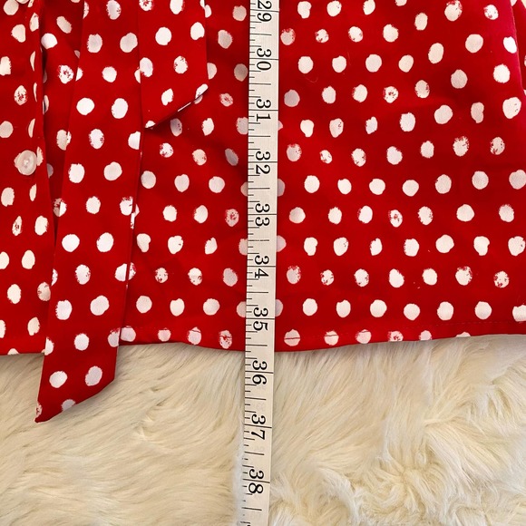 a new day Red Polka Dot Midi Dress - Picture 9 of 13